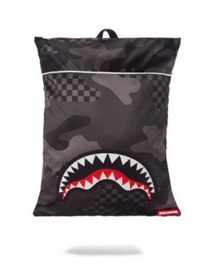 Black Sprayground 3am Napsack Pillow Backpacks | 14659-LENJ