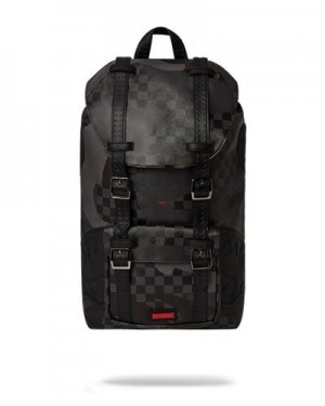 Black Sprayground 3am Never Sleep Hills Backpacks | 27513-UAHK