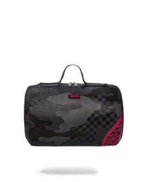 Black Sprayground 3am Pink Drip Tube Duffle Bags | 61259-DYOU