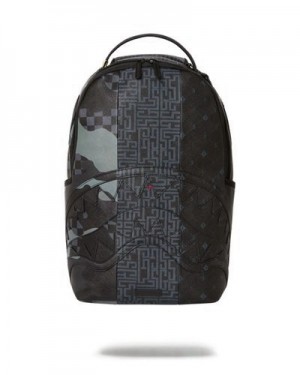 Black Sprayground 3am The Trilogy (Dlxv) Backpacks | 20573-YOKP