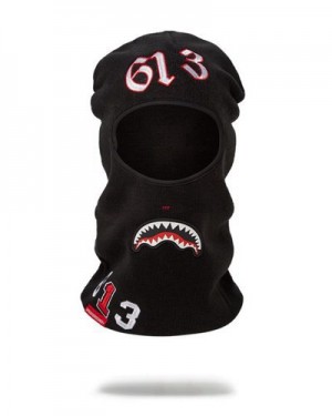 Black Sprayground 613 Mean & Clean Ski Masks | 71805-YPAB