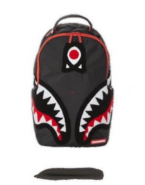 Black Sprayground Alien Shark (One Of One) Backpacks | 20437-LBUX