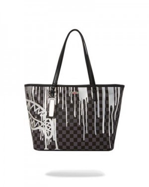 Black Sprayground Chateau Ghost Handbag | 52407-TUZX