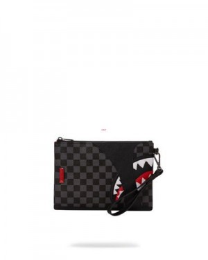 Black Sprayground Henny Aiir To The Throne Crossover Clutch Bag | 94571-SXFL