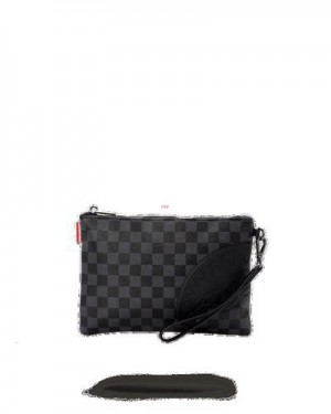 Black Sprayground Henny Crossover Clutch Bag | 91685-TBLO