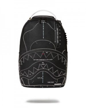 Black Sprayground High Tech (Dlxv) Backpacks | 94816-YFQK