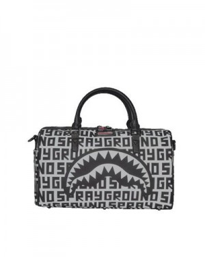 Black Sprayground Infiniti 3m Mini Duffle Bags | 82406-CSQE