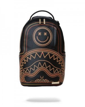 Black Sprayground Luck You (Dlxv) Backpacks | 07643-HFLU