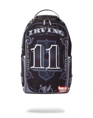 Black Sprayground Nba Irving Money Backpacks | 86925-RKQN