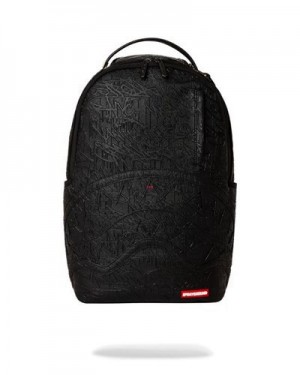 Black Sprayground Nightflight G800 (Dlxv) Backpacks | 67581-JFAO