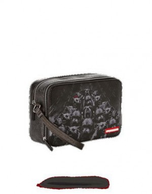 Black Sprayground Pitbulls Aka Money Bags | 67415-KAEJ