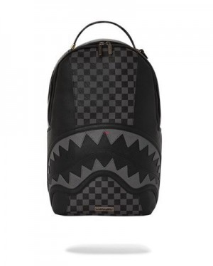 Black Sprayground Raceway Shadow Phantom (Dlxv) Backpacks | 87921-RPTJ