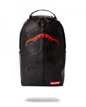 Black Sprayground Rip Me Open (Frosted Transparent) Backpacks | 26810-VDSE