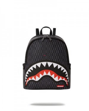 Black Sprayground Spraygatti Revv Savage Backpacks | 75603-BLXD