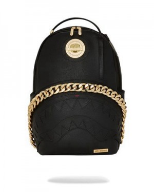 Black Sprayground The Champ (Dlxv) Backpacks | 40857-YEFX