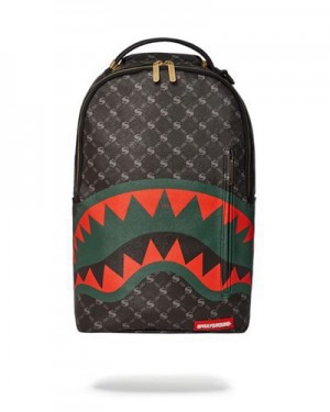 Black Sprayground The Godfather (Dlxv) Backpacks | 82435-APYH