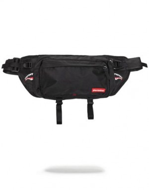 Black Sprayground Transporter Crossbody Bags | 90825-WFLI