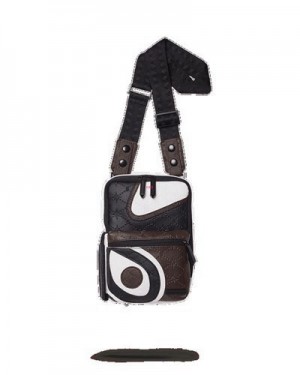 Black Sprayground V.V.I.P. Crossbody Bags | 27401-PNWT