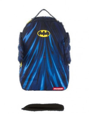 Blue Sprayground Batman Cape Wings Backpacks | 62819-YOSM