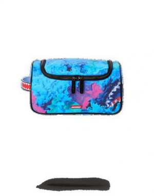 Blue Sprayground Color Drip Bags | 92870-ZFYV