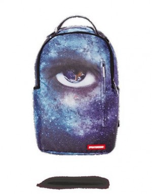 Blue Sprayground Galaxeye Backpacks | 27850-VREY