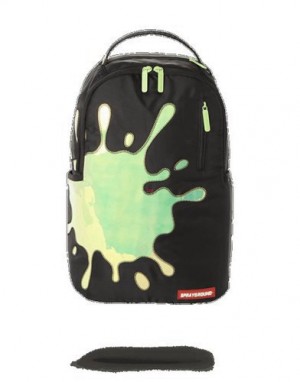 Blue Sprayground Mirror Reflective Splat (One Of One) Backpacks | 97560-FSQO