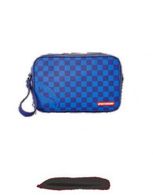 Blue Sprayground Shark Universe Aka Money Bags | 27948-IYSV