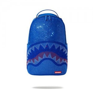 Blue Sprayground Trinity Ocean (Dlxv) Backpacks | 37654-EPMA