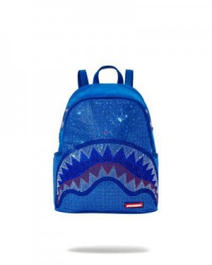 Blue Sprayground Trinity Ocean Savage Backpacks | 15928-HJCF