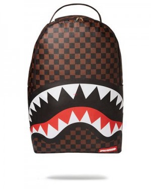 Brown Sprayground Biggest In The World (Only 20 Made) Backpacks | 97815-NPZQ