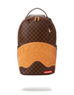 Brown Sprayground Henny Backpacks | 04735-CHLM