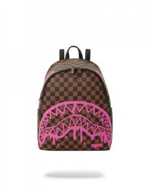 Brown Sprayground The Artists Touch Savage Backpacks | 85431-KVON