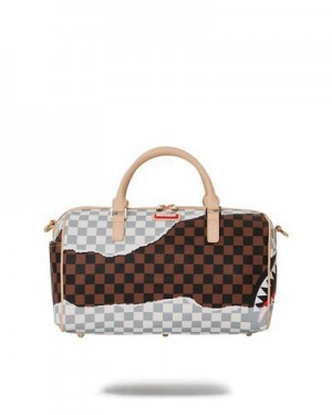 Brown Sprayground Unstoppable Endeavors Ii Mini Duffle Bags | 38712-HUPK