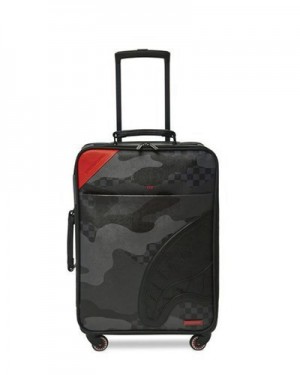 Camo Sprayground 3am Never Sleep Jetsetter Carry-on Luggage | 89265-RGFJ