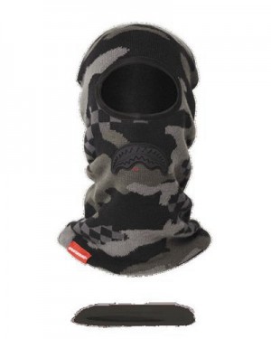 Dark Grey Sprayground 3am Never Sleep Ski Masks | 97052-YDPZ