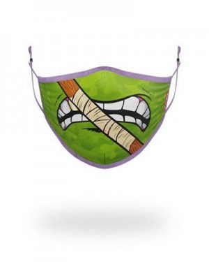 Green Sprayground Adult Tmnt: Donatello Shark Form Fitting-covering Face Masks | 34785-YOPF