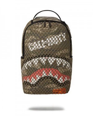 Green Sprayground Call Of Duty Secret Mission Backpacks | 04965-ZBWQ