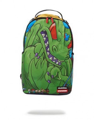 Green Sprayground Rugrats: Crammed Backpacks | 98756-QXGM