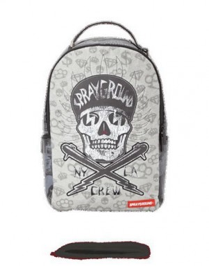 Grey Sprayground Coast To Coast Backpacks | 16345-SMBP