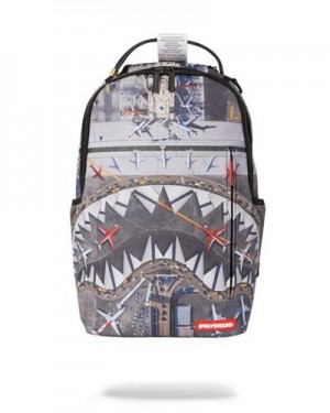 Grey Sprayground Global Entry Backpacks | 35624-KGSC