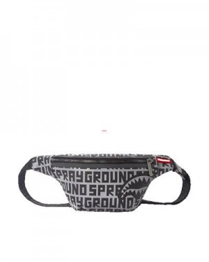 Grey Sprayground Infiniti 3m Savvy Crossbody Bags | 71869-ZJLQ