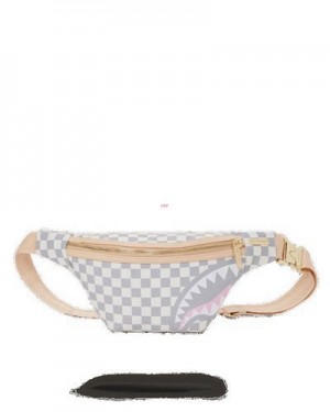 Grey Sprayground Rose All Day La Palais Savvy Crossbody Bags | 43982-KTRV