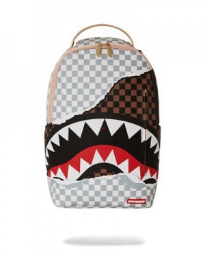 Grey Sprayground Unstoppable Endeavors Ii (Dlxv) Backpacks | 69254-MQVW