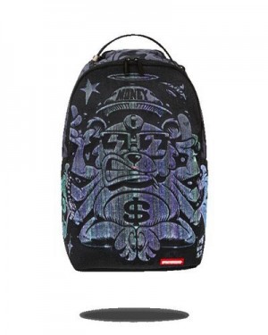 Lavender Sprayground Fiber Optics Next Dimension Backpacks | 48239-QEOX