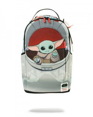 Light Green Sprayground Star Wars: The Child Backpacks | 23675-EHUN