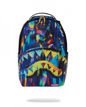 Multicolor Sprayground A.I.8 African Intelligence Planet Utopia (Dlxv) Backpacks | 03521-CLTK