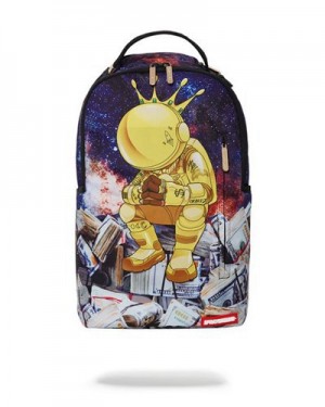 Multicolor Sprayground Astromoney (Dlxr) Backpacks | 01837-IFUO