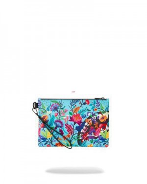 Multicolor Sprayground Avant Garden Crossover Clutch Bag | 48037-TEDU