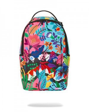 Multicolor Sprayground Avant Garden (Dlxv) Backpacks | 84170-TJOY