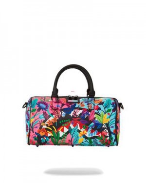 Multicolor Sprayground Avant Garden Mini Duffle Bags | 76134-XPSE